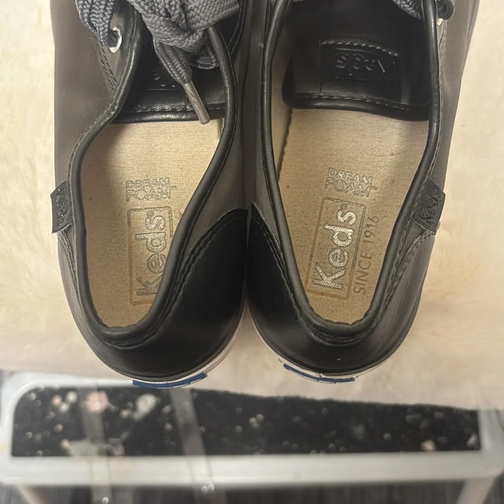Keds Women's grey satin and leather  Sneakers - Picture 8 of 10